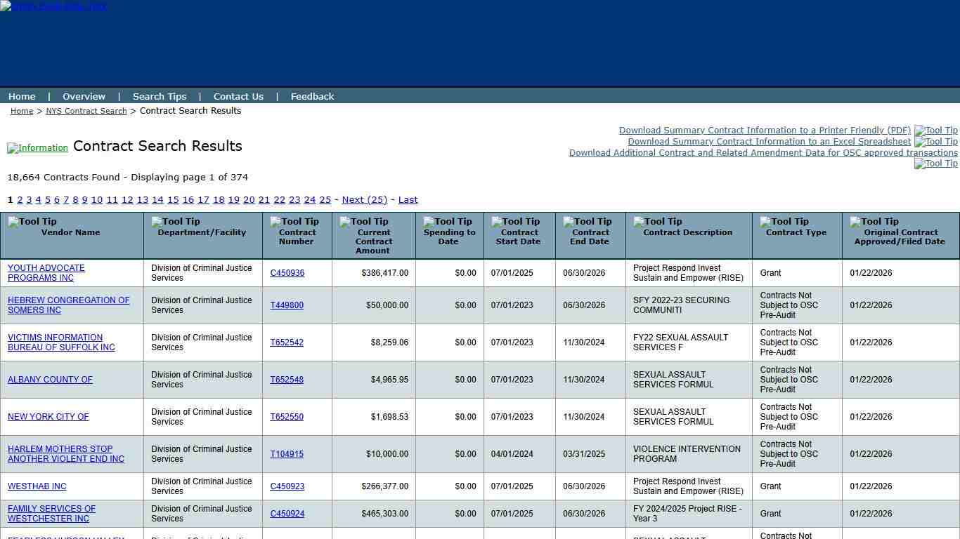 Open Book New York - Office of the State Comptroller